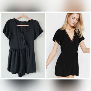 Express Shorts Romper - Black | Sz 0